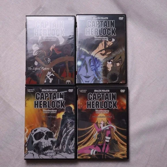 Space Pirate Captain Harlock The Endless Odyssey DVD Box Set Vol 1 2 3 4 Geneon - Picture 5 of 6
